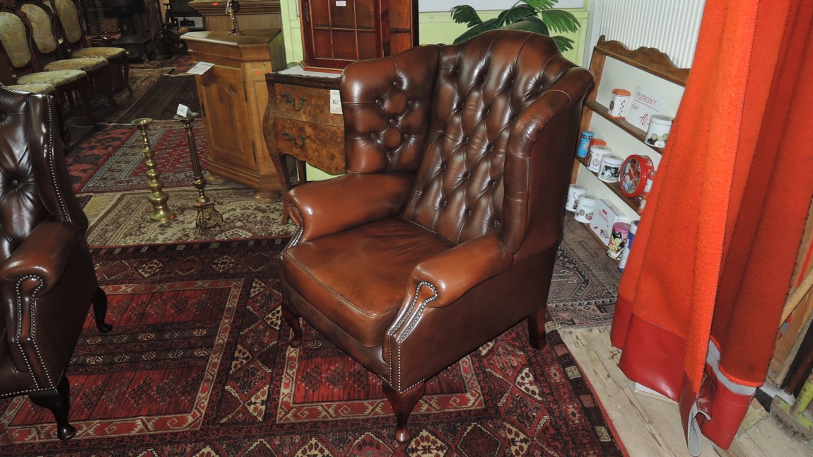 k73 křeslo QUEEN ANNE ZAML.
