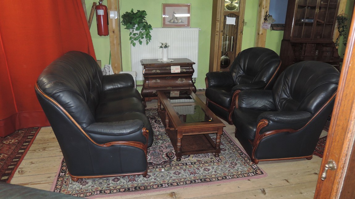 k192 sed.souprava kůže